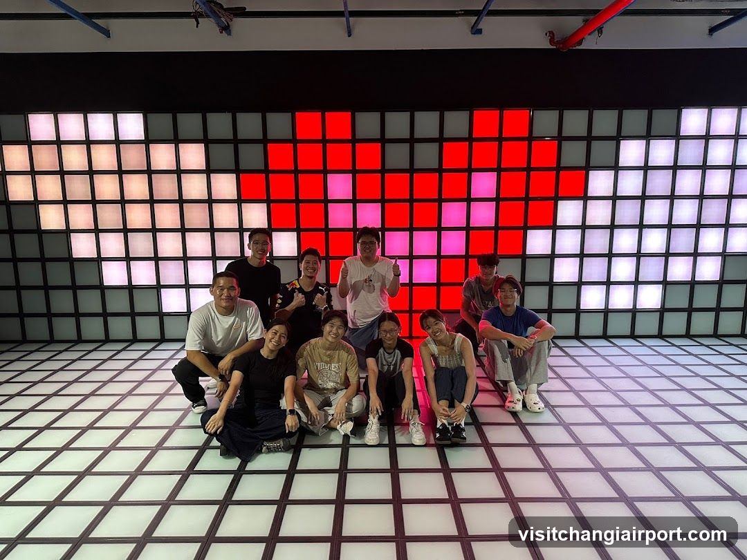 Group Photo in LED Room