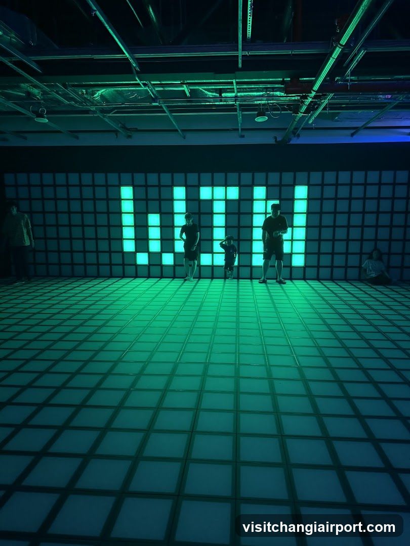 Interactive LED Grid Room