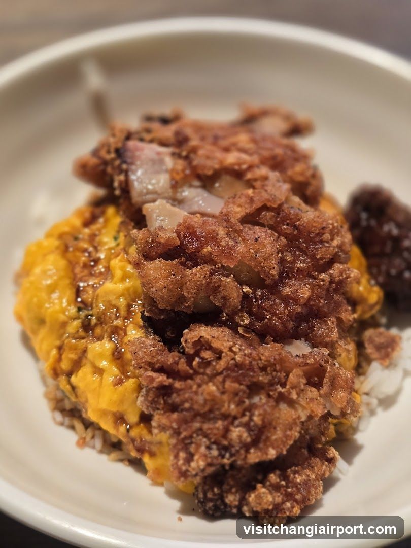 Katsu Don with Fried Chicken and Egg