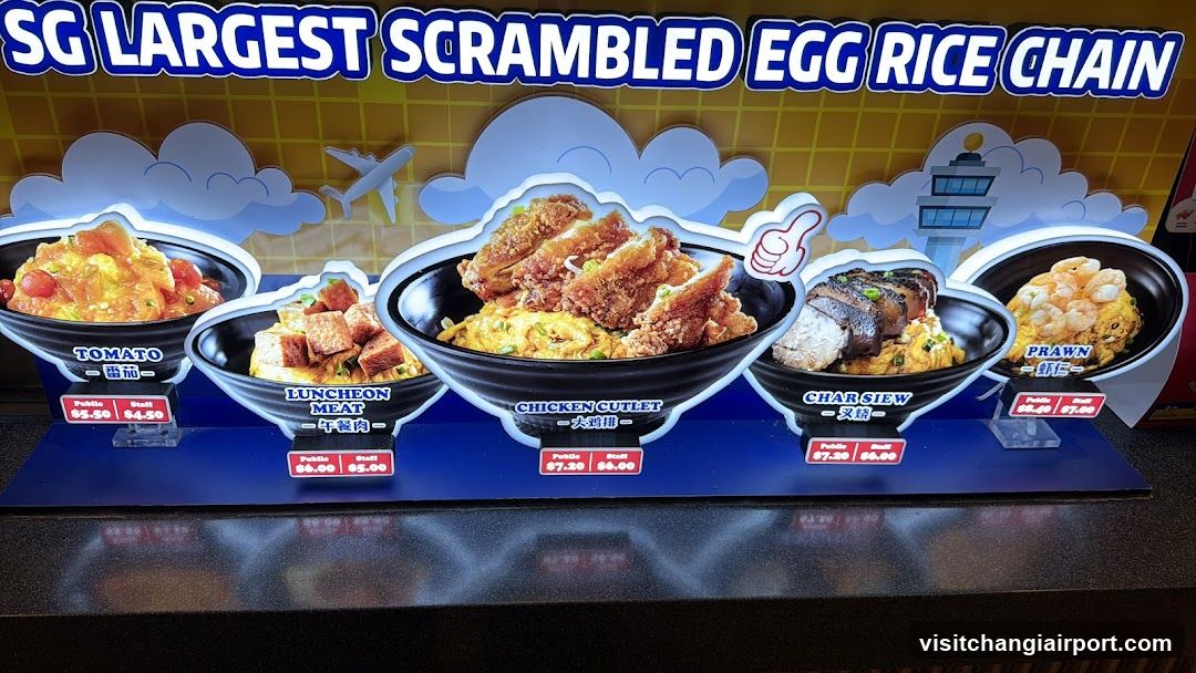 SG Largest Scrambled Egg Rice Chain Display