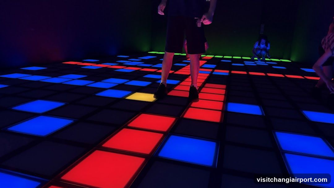 Dancing on LED Floor