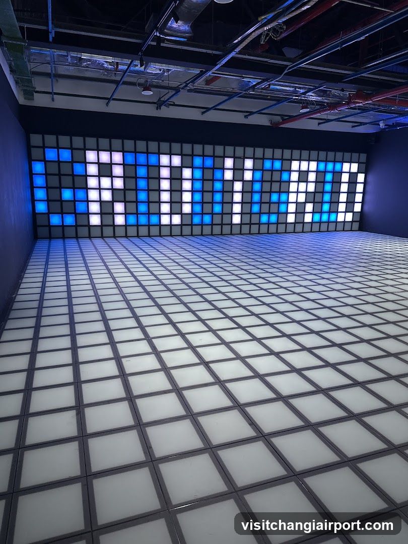 LED Grid Room Interior