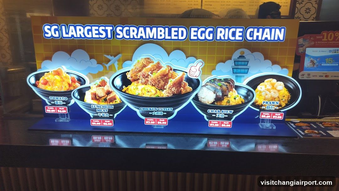 SG Largest Scrambled Egg Rice Chain Display