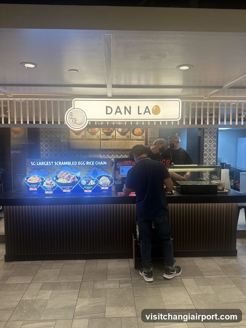 Dan Lao Scrambled Egg Rice Counter