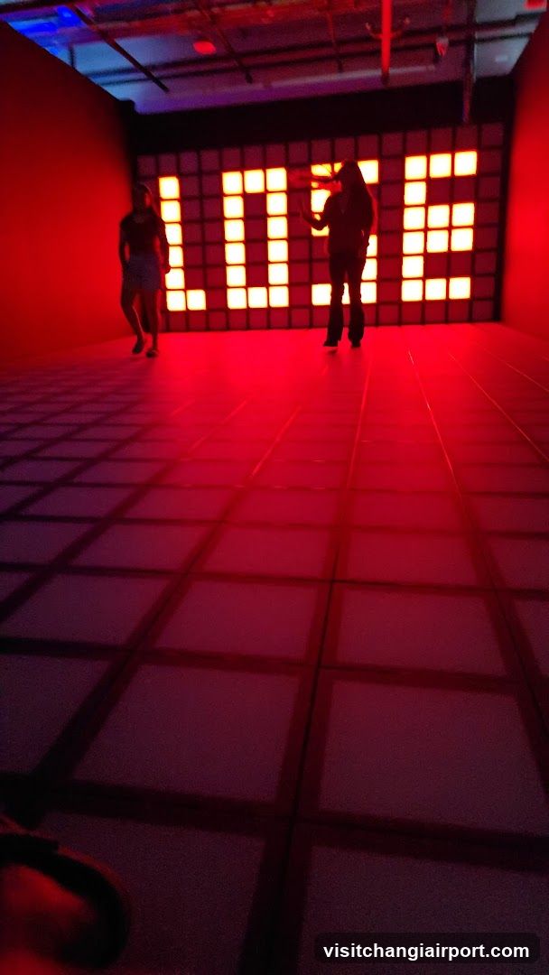 Red LED Display Room