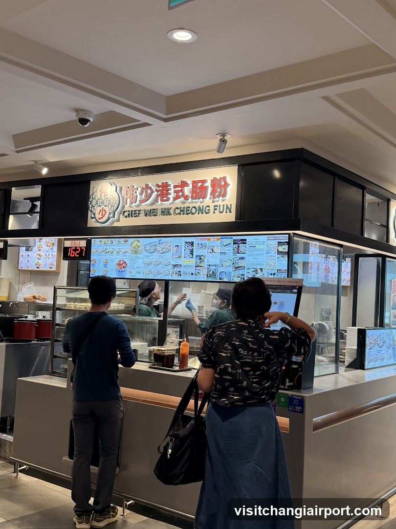 Cheong Fun Stall Interior View