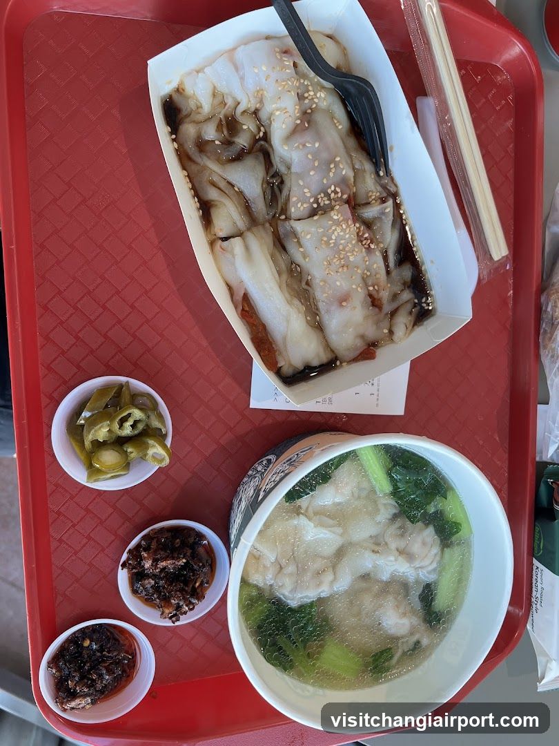 Food Tray with Dim Sum and Side Dishes