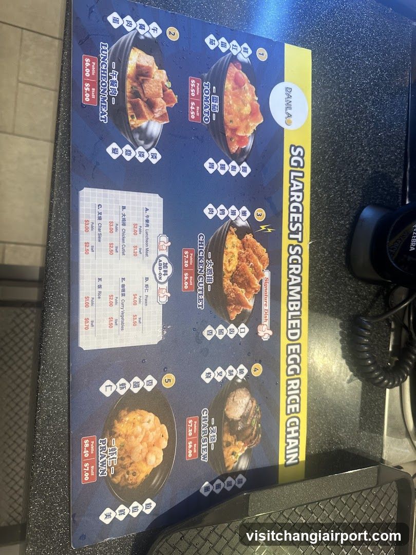 SCG Largest Scrambled Egg Rice Chain Menu