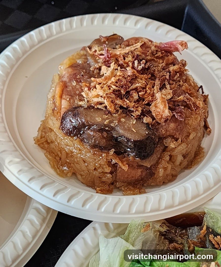 Fried Rice with Mushrooms and Crispy Toppings