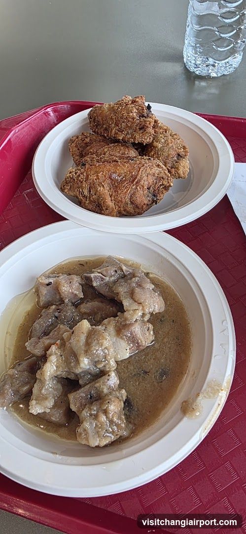 Fried Chicken and Stew Meal