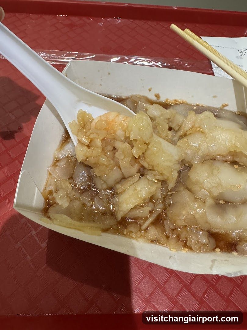 Dish in takeaway container