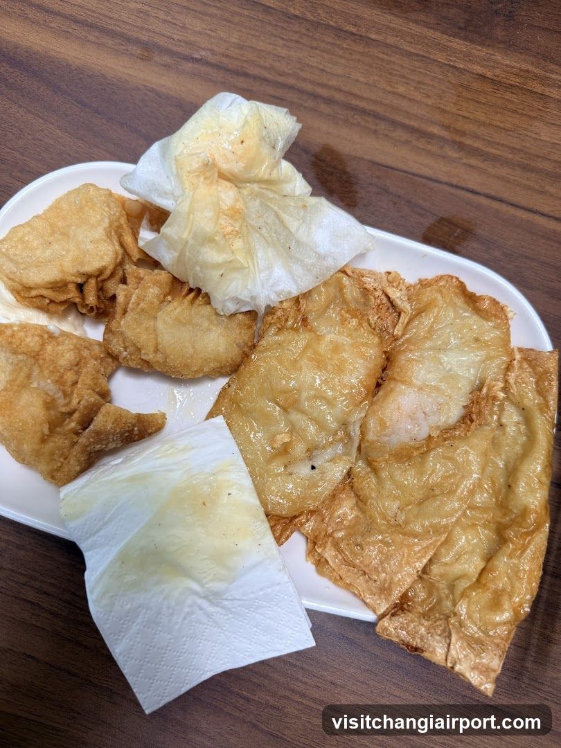 Fried Food Plate with Napkins