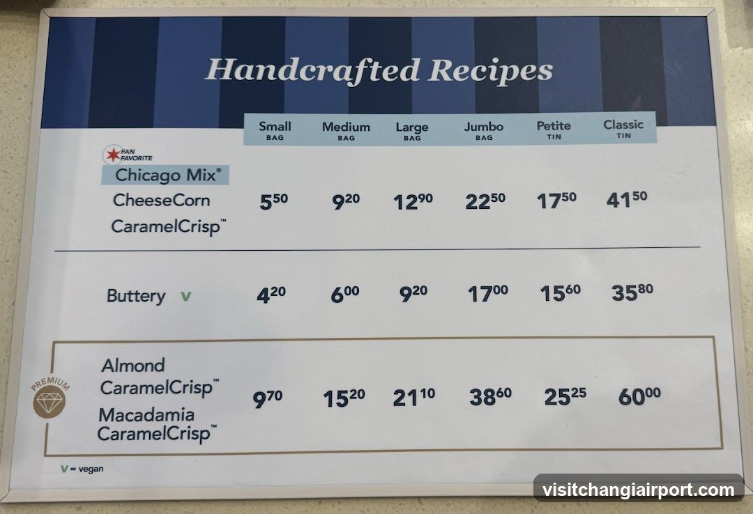 Garrett Popcorn Shops® - Changi Airport T2