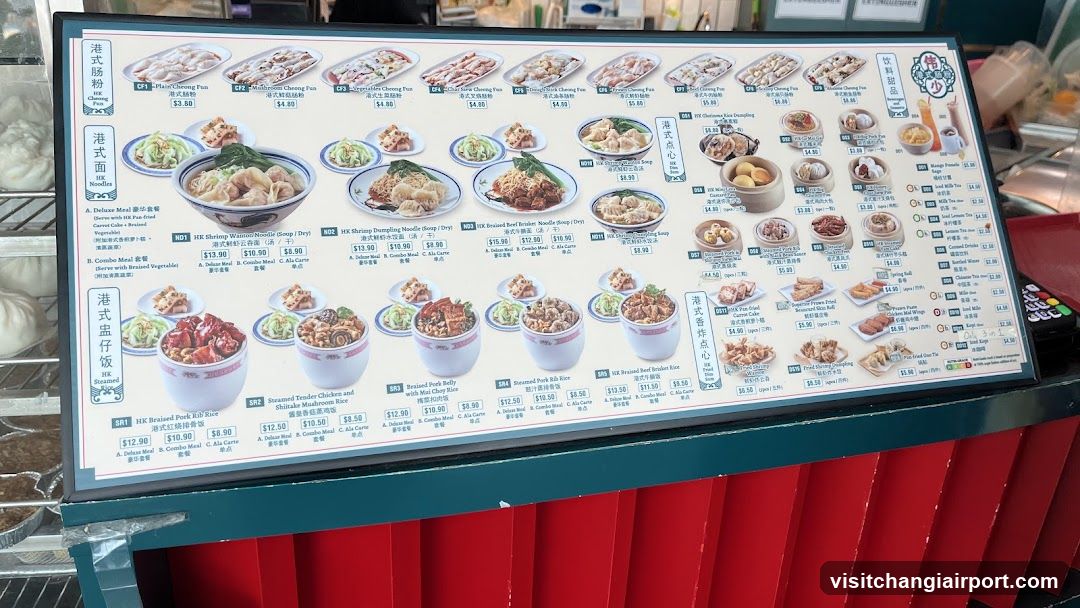 Cantonese Cuisine Menu Board