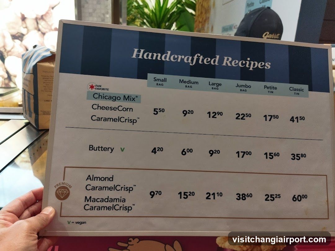 Handcrafted Recipes Menu Board