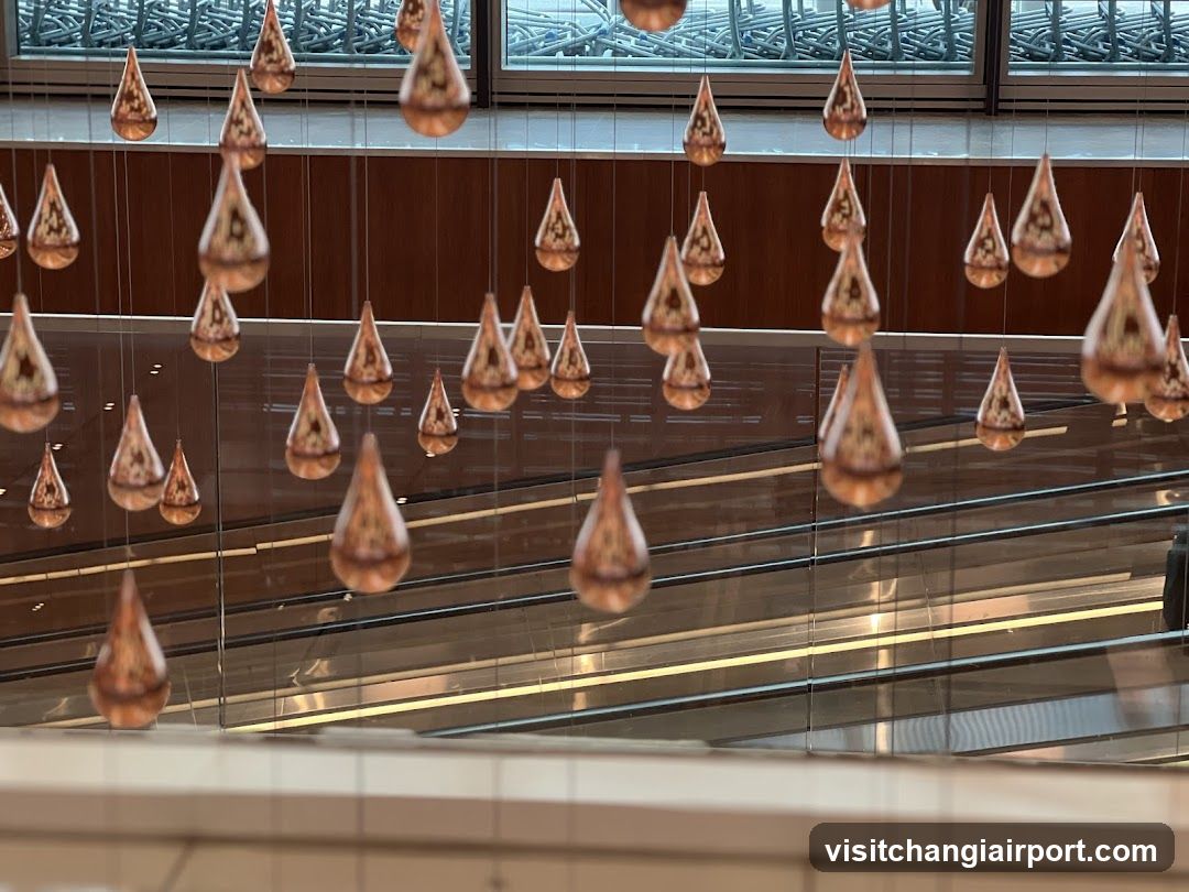 Hanging Teardrop Sculptures