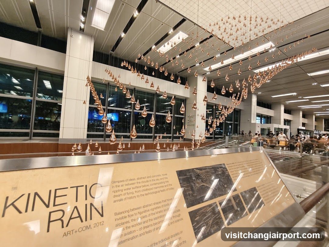 Kinetic Rain Art Installation