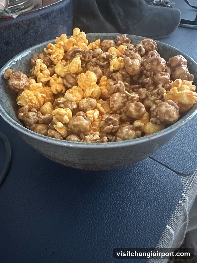 Caramel Corn in Bowl