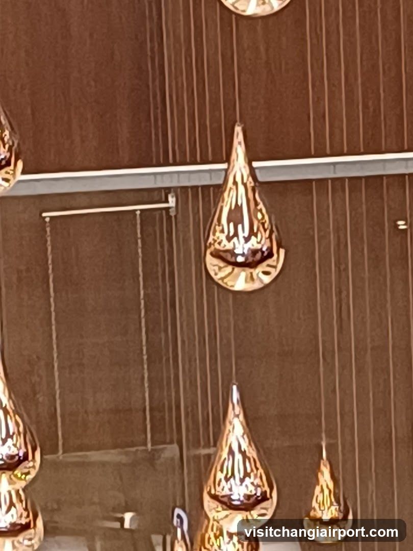 Hanging Copper Teardrop Lights