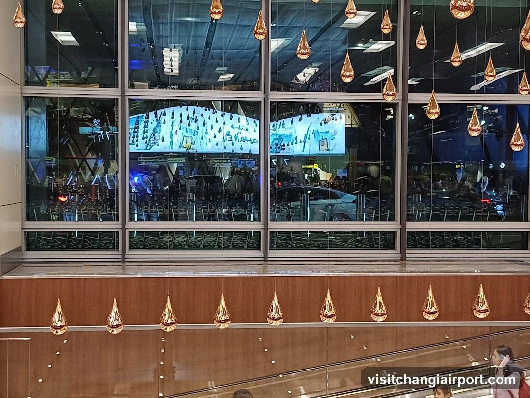 Interior View with Hanging Decorations