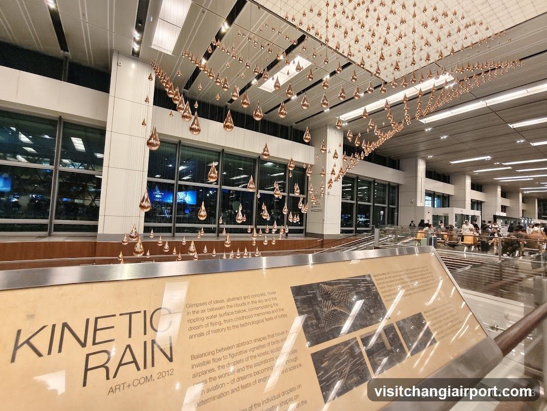 Kinetic Rain Art Installation