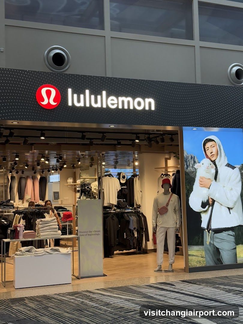 lululemon, Changi Airport T1
