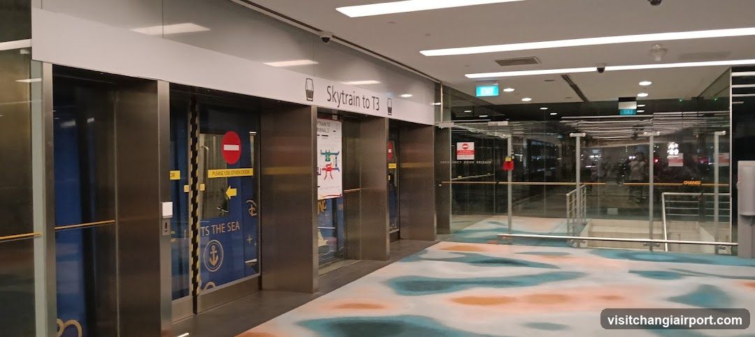 Skytrain to T3 Elevator Area