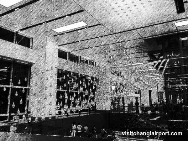 Interior Space with Hanging Decorations