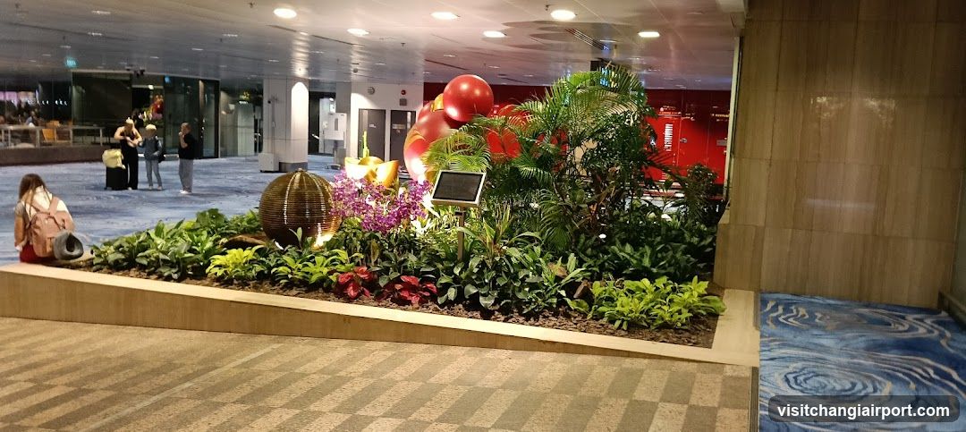 Indoor Garden Display with Decorative Elements