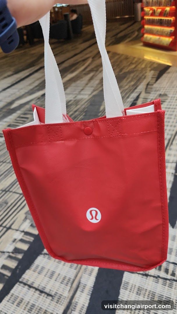 Red Lululemon Tote Bag