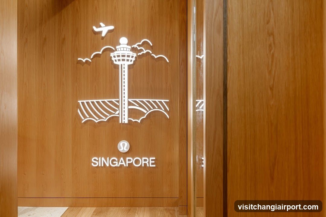 Lululemon Singapore Storefront Interior Detail