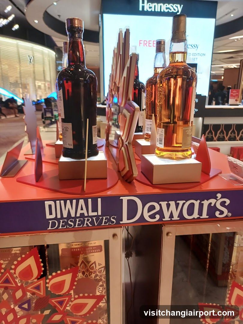 Diwali Deserves Dewar's Display
