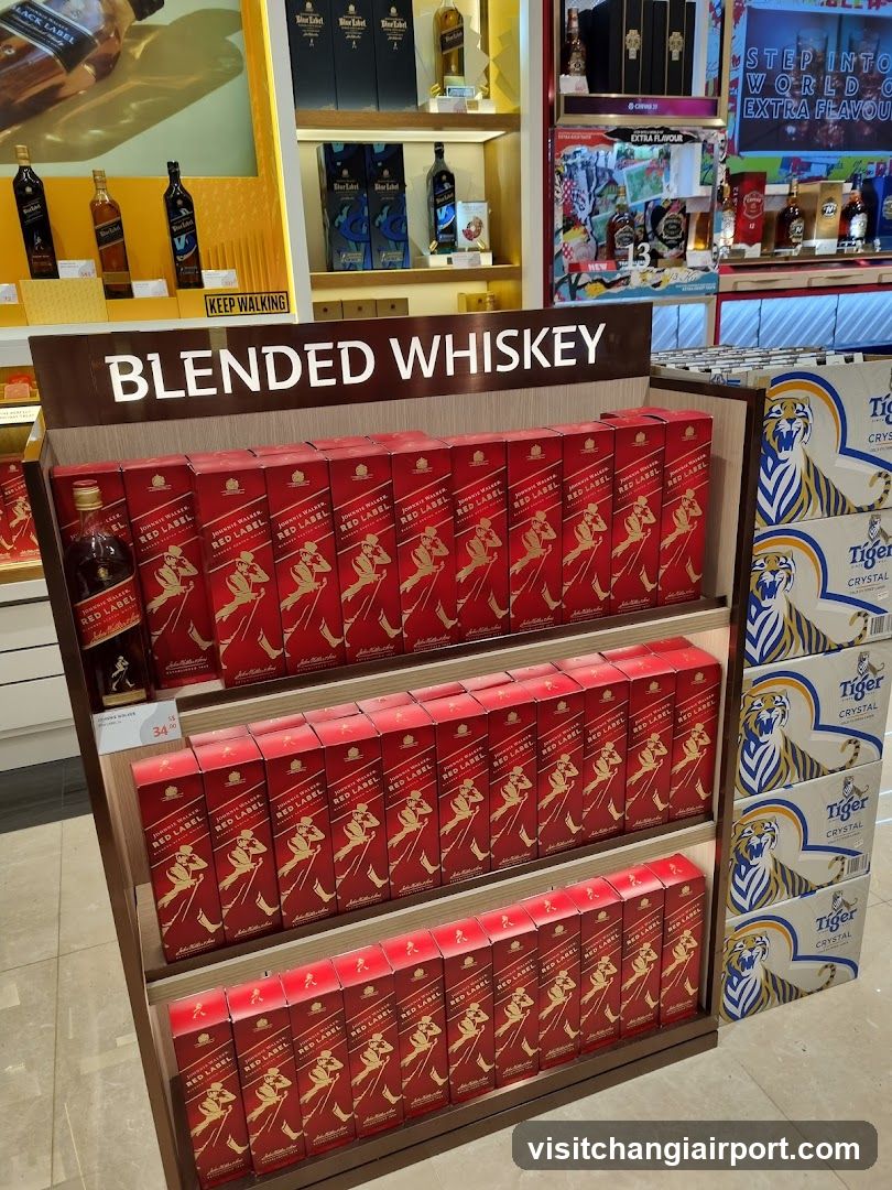 Blended Whiskey Display
