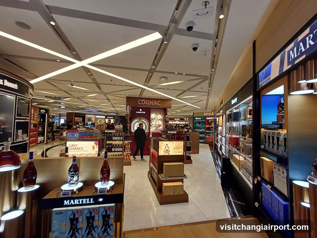 Martell and Cognac Display Area