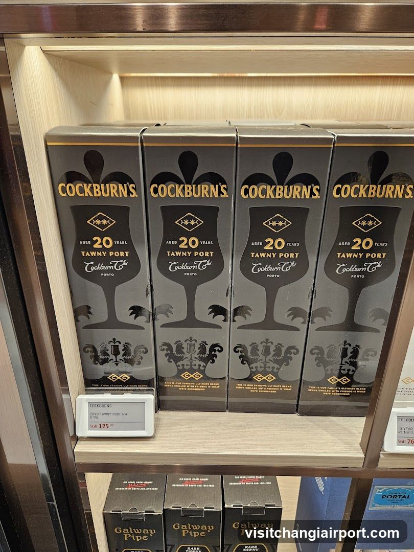 Cockburn's Port Wine Display