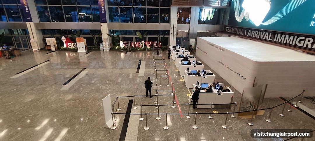 Airport Arrival Hall Interior