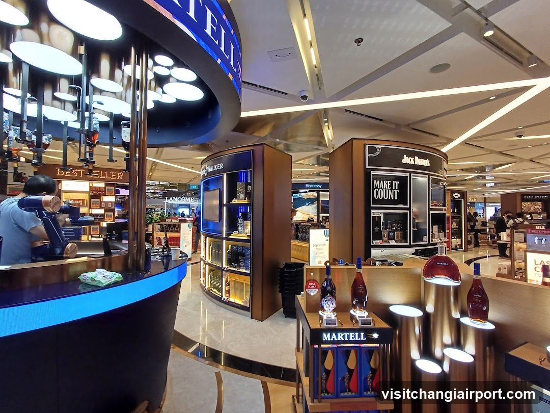 Liquor Store Interior Display