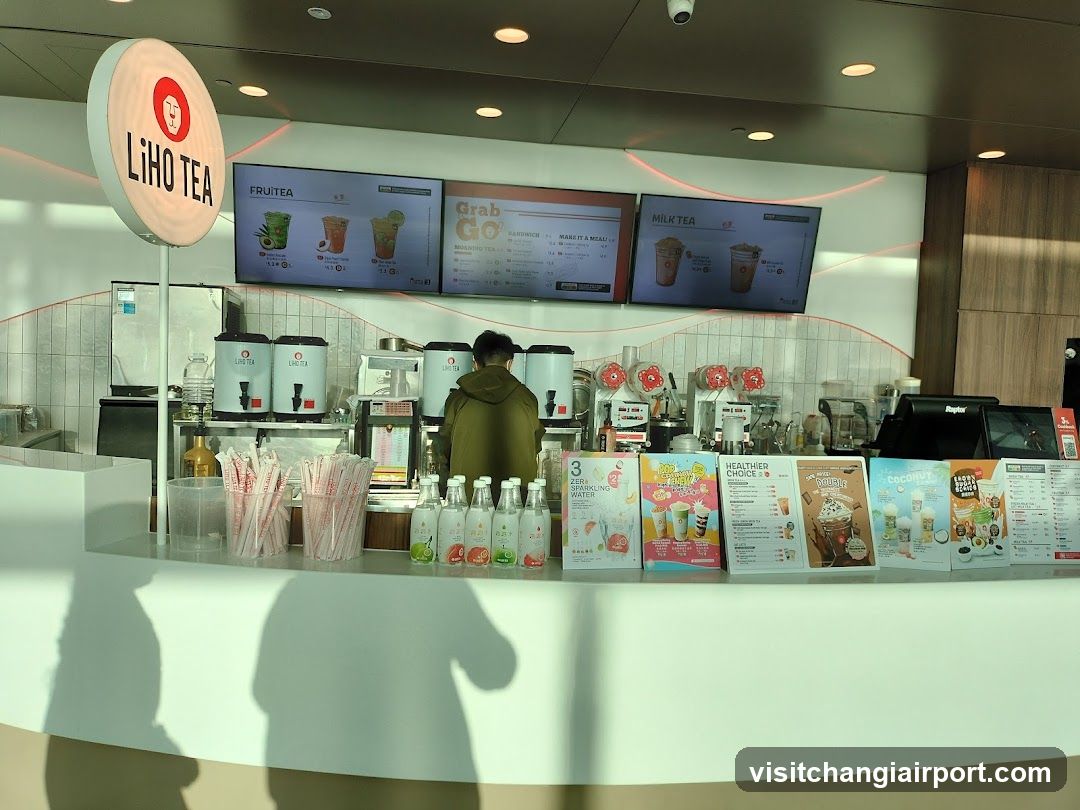 LIHO TEA Counter Interior
