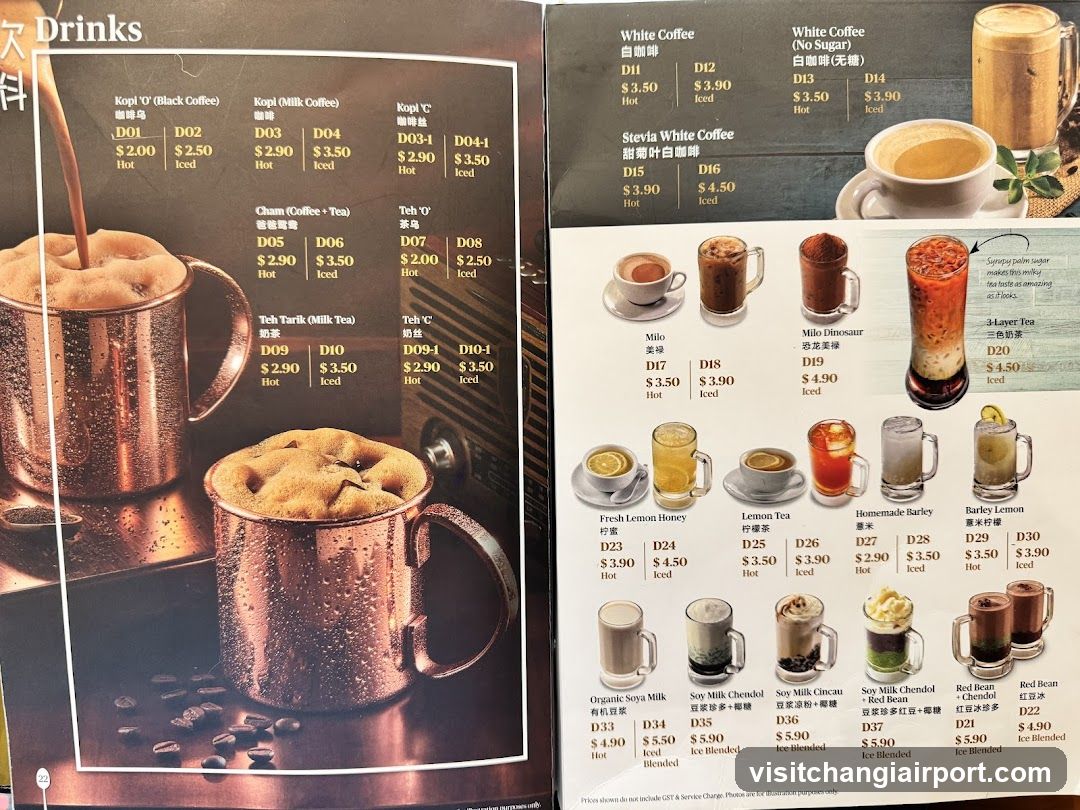 Coffee Menu Page