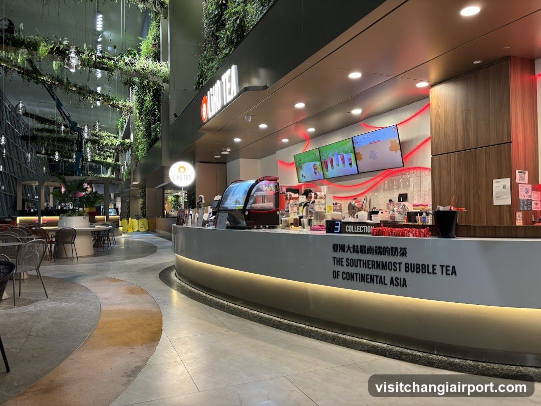 Bubble Tea Shop Interior