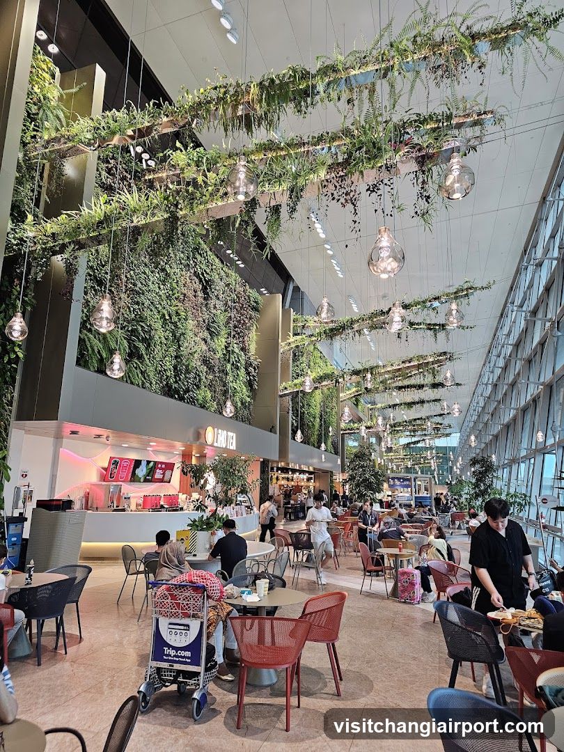 Airport Food Court Interior