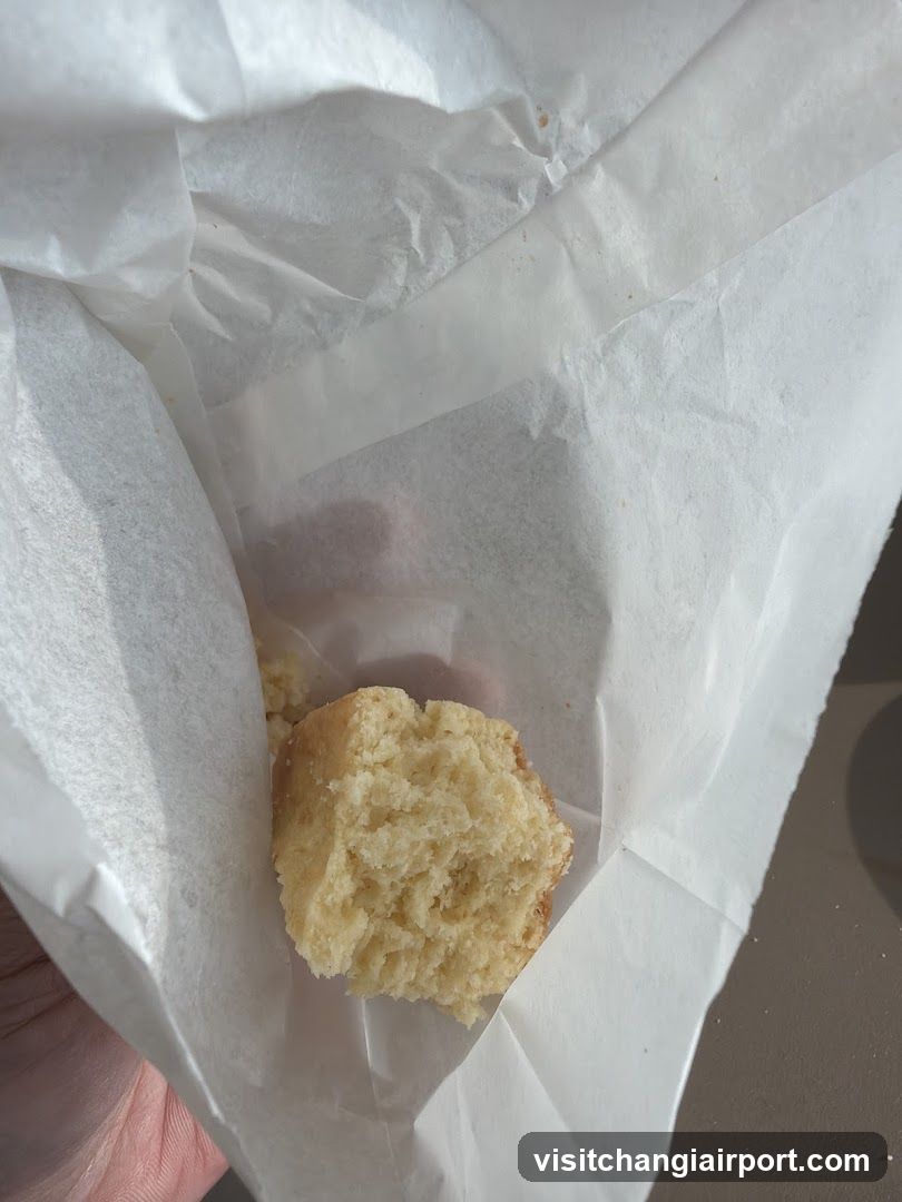 Biscuit in Paper Wrapper
