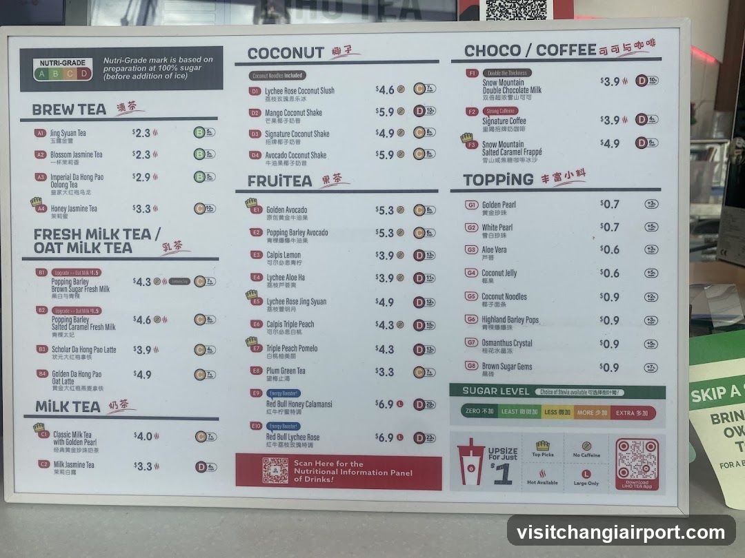 Brew Tea Menu Board