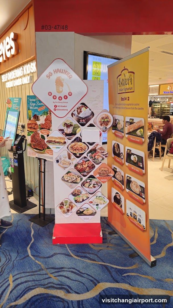 Food Stall Displays in Mall