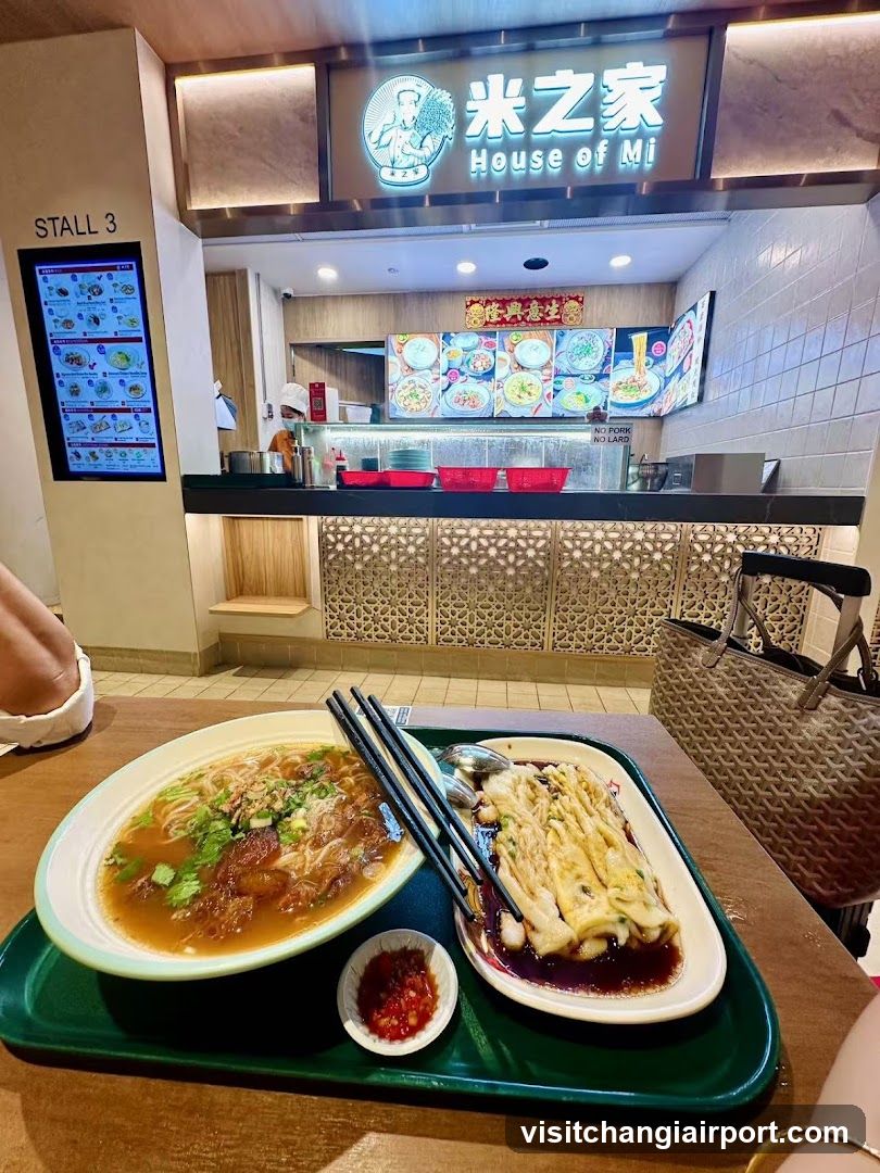Dining at House of Mi Stall 3