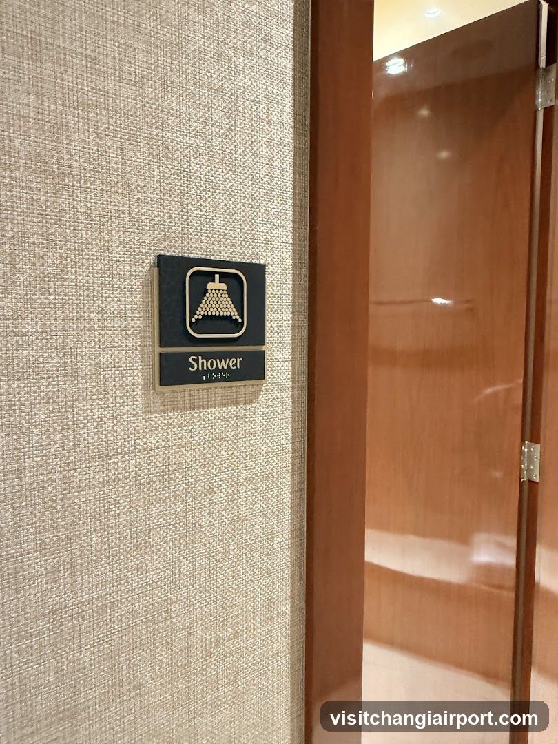 Shower Signage
