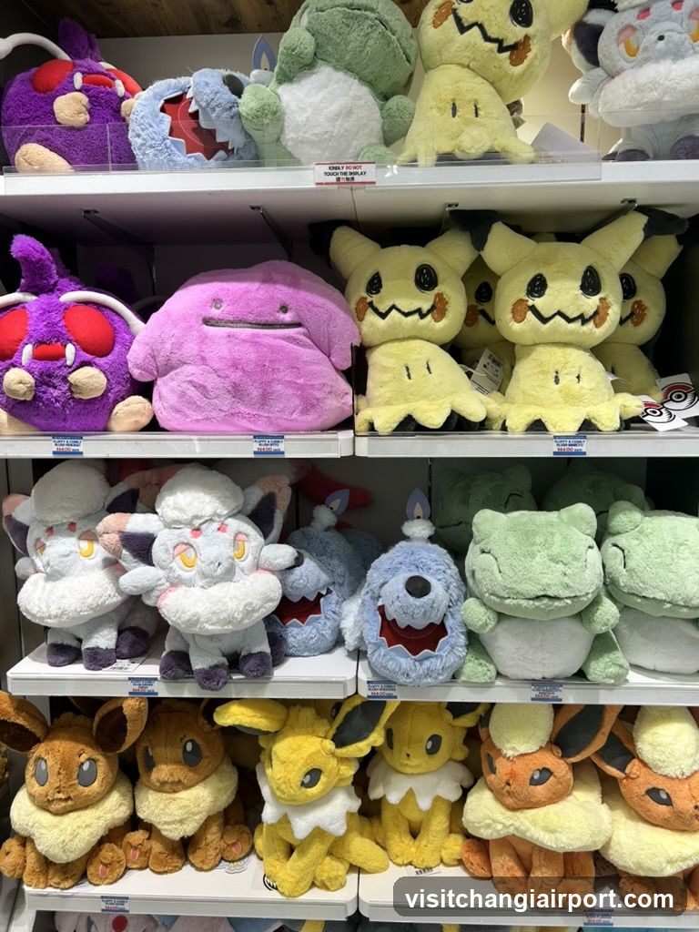 Pokemon Plushies Display