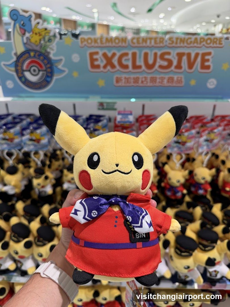 Pokemon Center Singapore Exclusive Merchandise Display