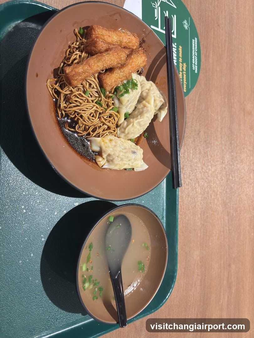 Noodle and Dumpling Meal