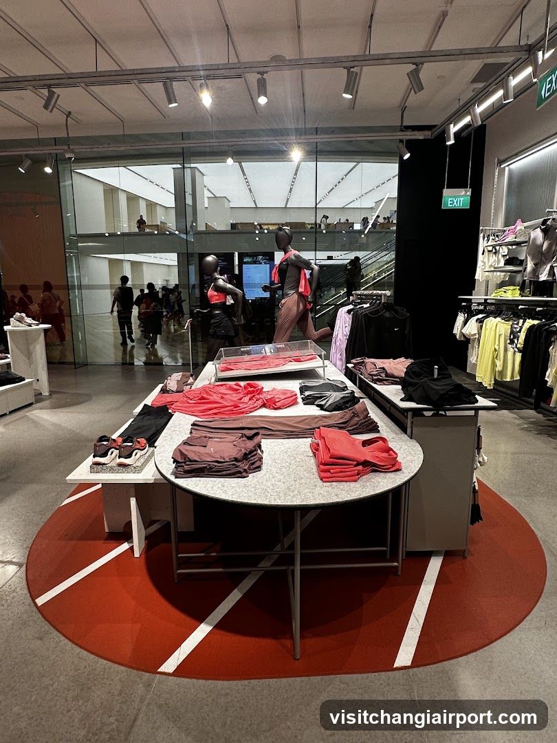 Sportswear Store Interior Display